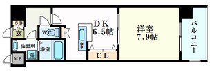 グラビスコート八丁堀の物件間取画像